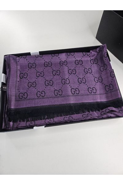 Webinay Home G Pattern Double-Sided Cotton Silk Shawl 4 Seasons Cashmere Shawl Scrafs