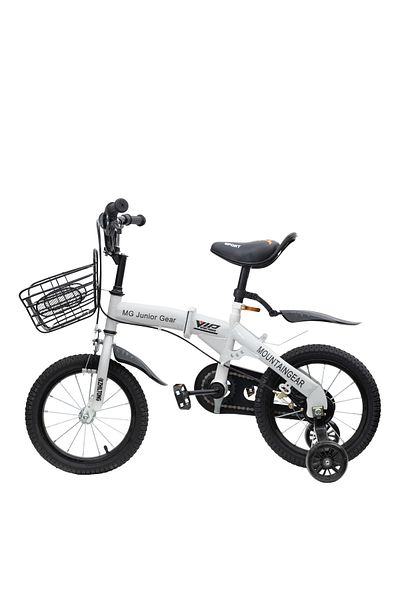 MG Kids Foldable Bike with Basket & Training Wheels 16 Inch Bicycle for Ages 4-7 Boys & Girls