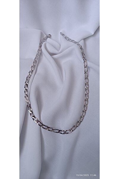 ARİ TAKI Ataç model çelik kolye Silver