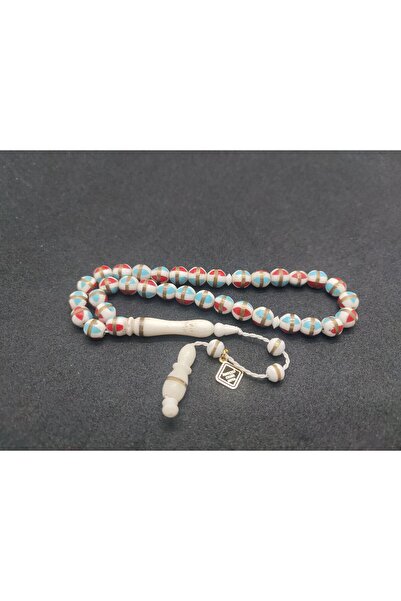 İskeçe Tesbih قطعة أثرية رائعة من Iskeçeli Cemil مطلية بالمينا والفضة ملفوفة ...