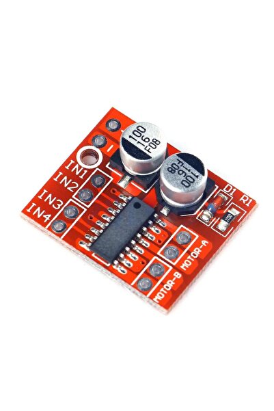 Genel Markalar H-Köprülü Mini L298N Çift Motor Sürücüsü (MX1508 H Bridge Moto...