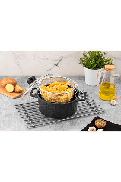 Cosiness 24 cm Granite Cast Iron Frying Pot