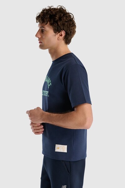 New Balance Αυστριακός επώνυμος ανδρικός ρούχος για μπλουζάκι MNT1519