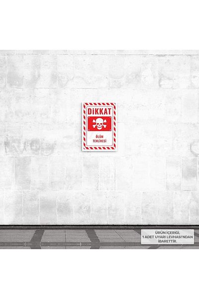 Posterya Ul02328-A4 - Death Hazard Warning Sign (21.6×30.3cm)