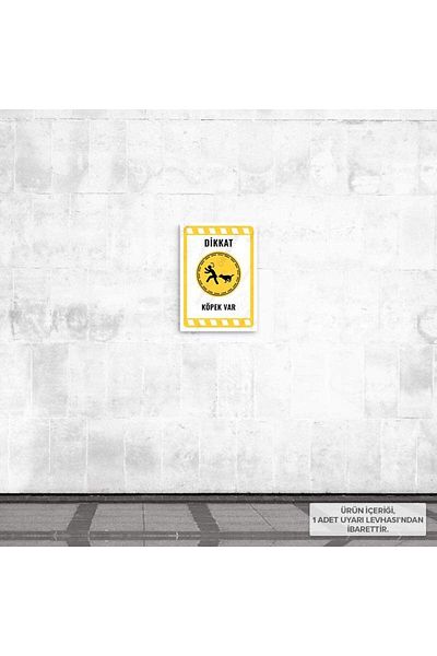 Posterya Ul02167-A4 - Caution Dog Warning Sign (21.6×30.3cm)