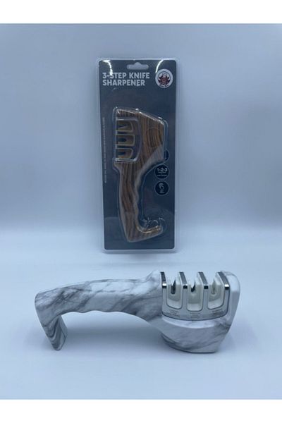 Lotus rose 3-Level Knife Sharpener - Perfect Sharpening Stones for Tungsten Steel, Rhinestones, and Ceramics