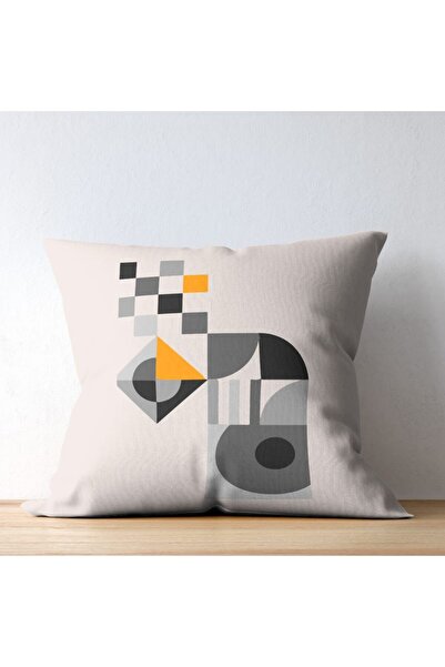 GMhome 2-Piece Modern Geometric Patterned Decorative Throw Pillow Cover 43 X 43 cm