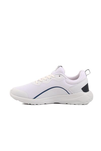 WALKWAY Ανδρικά αθλητικά παπούτσια Dera 640 M White-Navy Blue Textile