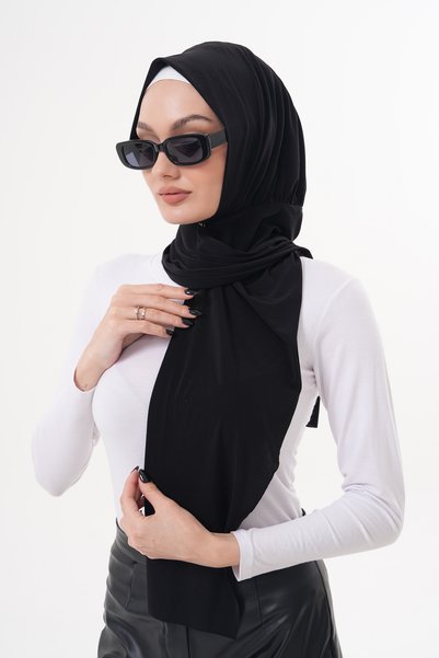 Ritagarcia Çıtçıtlı Büzgülü Tesettür Şal