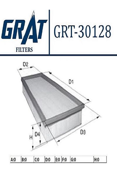 GRAT Air Filter Bmw B37 B38 B47 B48 F40 F44