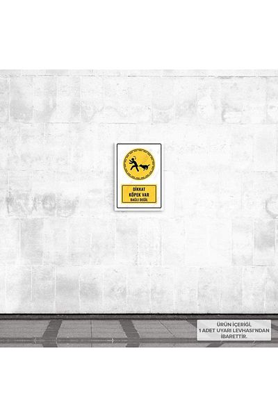 Posterya Ul01468-A4 - Caution Dog Not Tied Warning Sign (21.6×30.3cm)