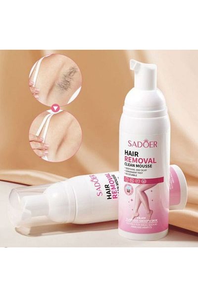 SADOER Mild Non-Irritating Soothing Silky Hair Removal Clean Mousse For Women - 100G