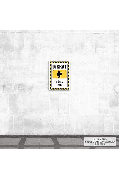Posterya Ul02570-A5 - Caution Dog Warning Sign (15.4×21.6cm)