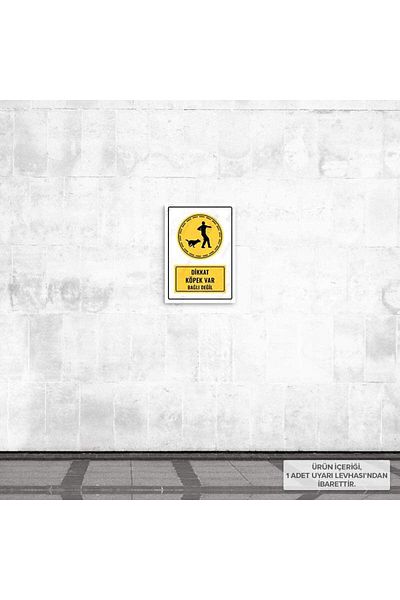 Posterya Ul01460-A5 - Caution Dog Not Tied Warning Sign (15,4×21,6cm)