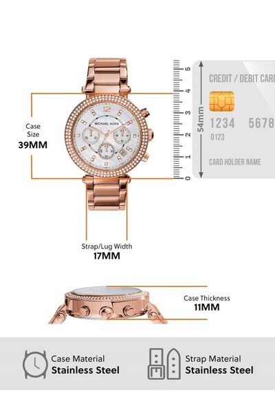 Michael Kors Parker Stainless Steel Watch