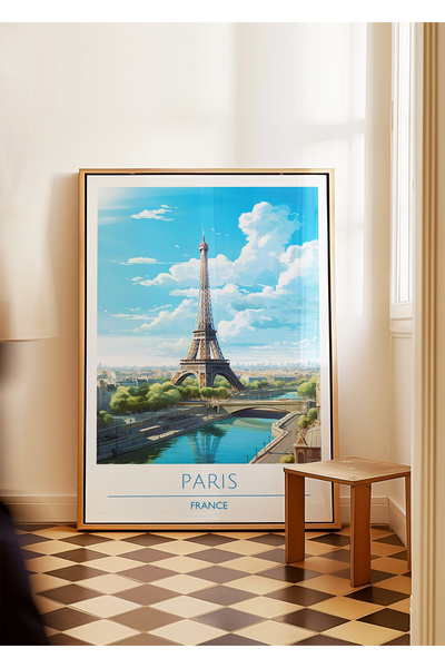 ARTHOUSECOLLECTIVE Pariz poster - Putnički poster - Gradski poster bez okvira...
