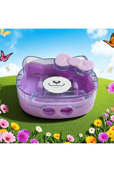 Polin Cute Kitty Double Blade Cat Pencil Sharpener