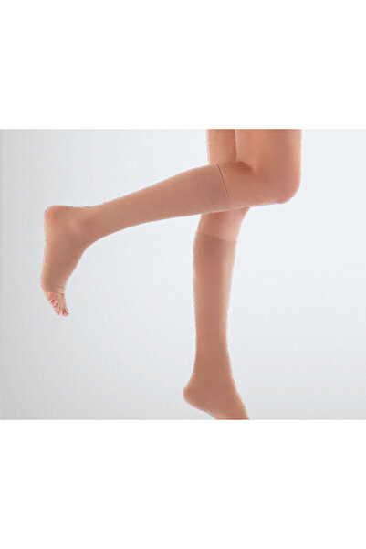 Luxor Çorabı Orta Basınçlı Diz Altı Açık Burun Ten No:2 (808)