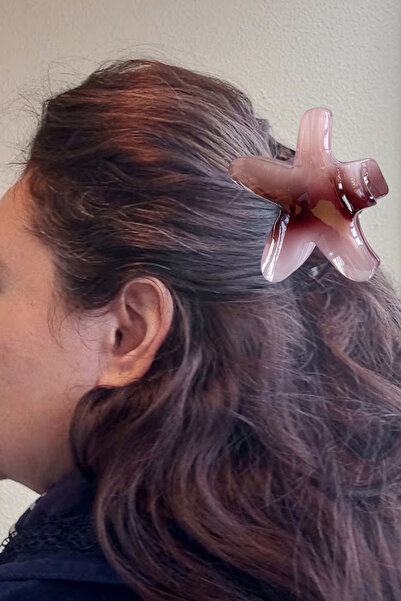 CAŞ DEKORASYON Închizătoare cu închizătoare model stea de mare de culoare maro