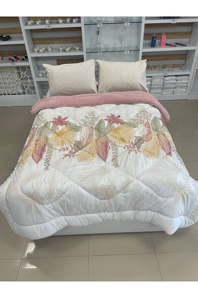 Sudem Home Collection Double Double Sided Luxury Welsoft Elite Quilt Soft Fleece Quilt and Pillow Case