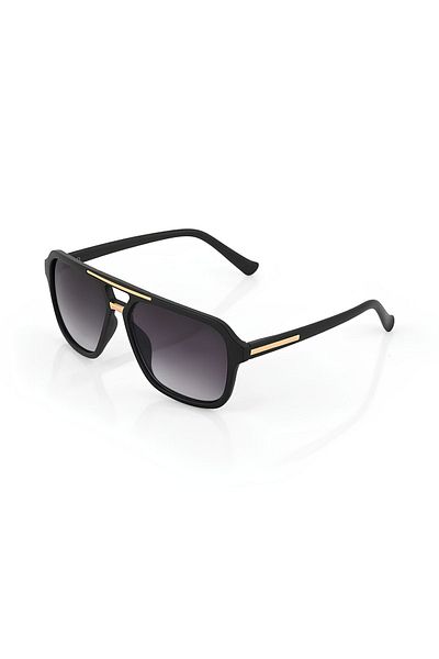 Eyesofia Marco Unisex Black Sunglasses