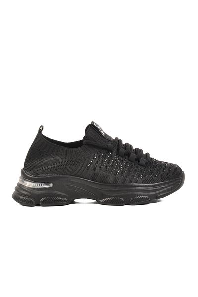 WALKWAY Black Knitwear Lightweight Women's Sports Shoes Lexa 130 g