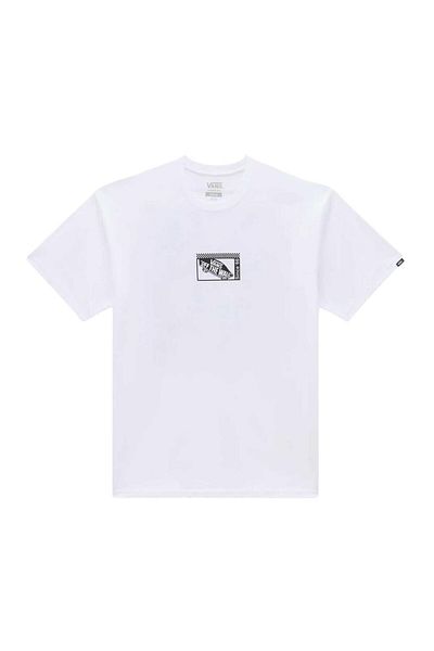 Vans Bílé pánské tričko Tech Box Ss Tee