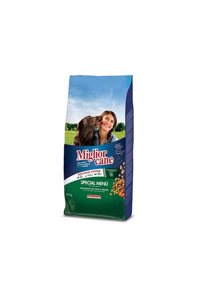 Miglior Cane Chicken And Vegetables Dry Dog Food - 10 Kg Pack Of 2