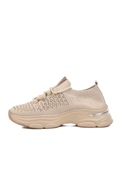 WALKWAY Beige Knitwear Lightweight Women's Sports Shoes Lexa 130 g