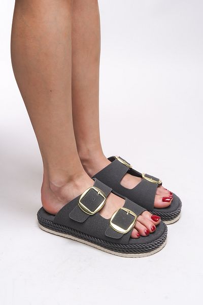 Riccon Tifcerys Women's Slippers 0012200   Smoked