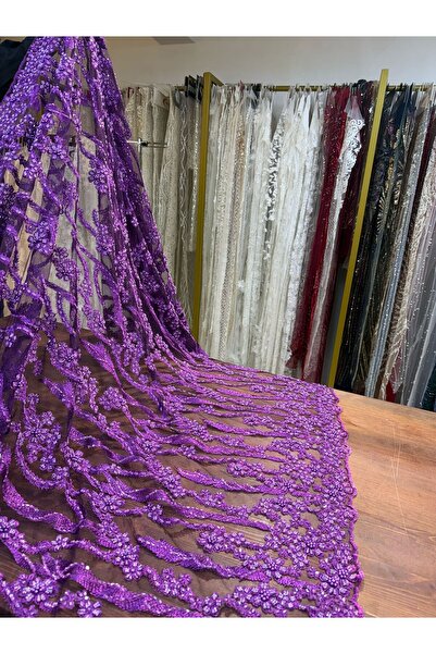 Metroteks Tekstil Metroteks Lüks Pul ve Taş İşlemeli Gelinlik, Nişanlık Ve Ab...