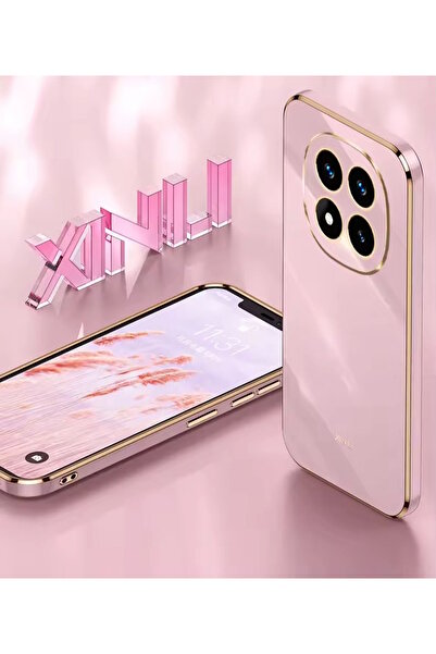 m.tk moveteck Xiaomi Redmi Note 14 Pro 5G Kılıf Kamera Korumalı Parlak Gold Altın Kenarlı Yumuşak Silikon Kapak