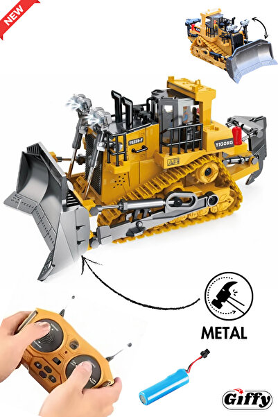 giffy Oyuncak Uzaktan Kumandalı 9 Fonksiyonlu Damperi Hareketli Şarjlı Metal ...
