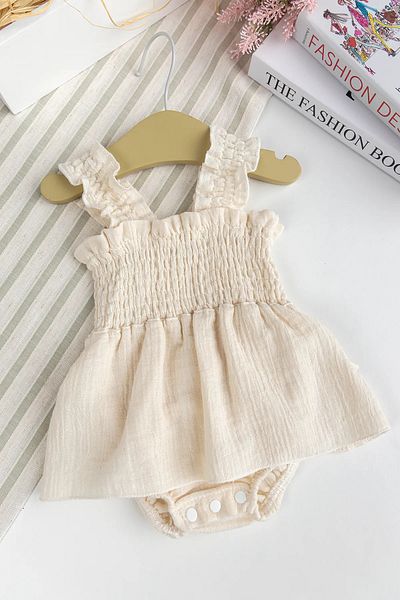 Babymod Muslin 100% Cotton Baby Girl Strappy Summer Dress