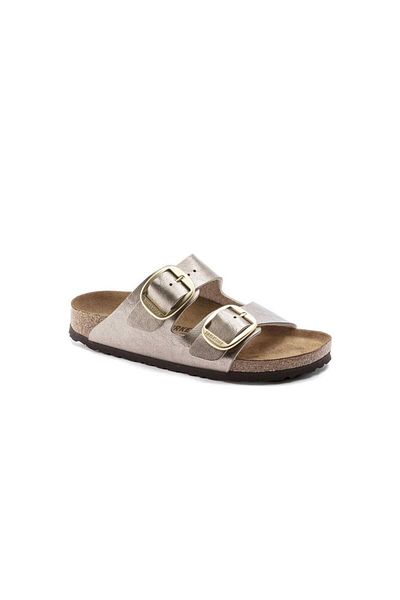 Birkenstock Arizona Big Buckle Bf - Metallic Women's Slippers