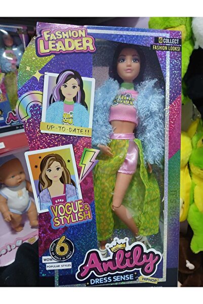 Boratila Toys Moda İkonu 28 Cm Eklemli Anlily Bebek Süpriz Model Oyuncak