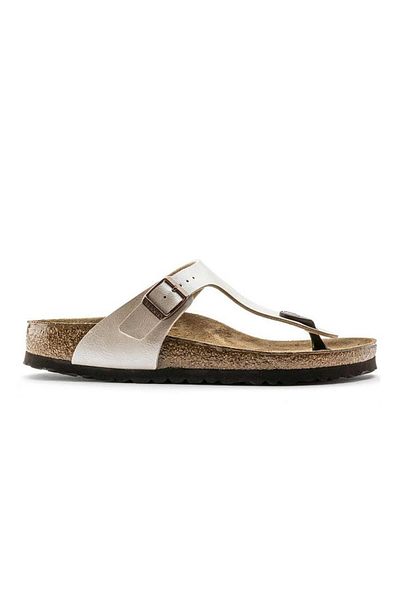 Birkenstock Gizeh Bf Graceful fehér papucs