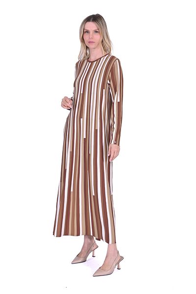 Invee (Invee) 6407 Knitwear Dress Cinnamon Model Shoes