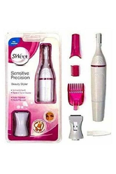 Veet Hair trimmer for face, nose, armpits and sensitive areas. Gently removes hair. Very safe. Battery operated.