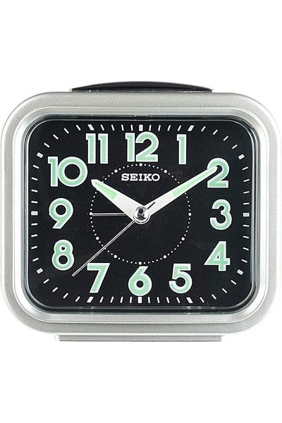 Seiko Desk Clock, Analog, Silver - QHK023SL