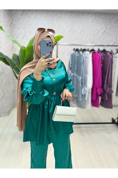 Zümrüt 1744 Model Robe Tunic and Trousers Set