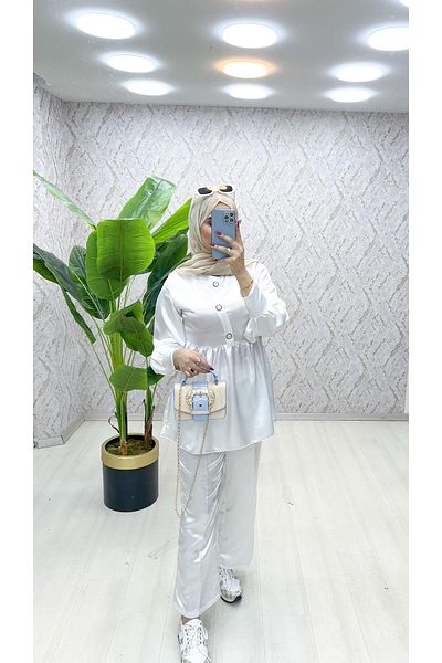 Zümrüt 1744 Model Robe Tunic and Trousers Set
