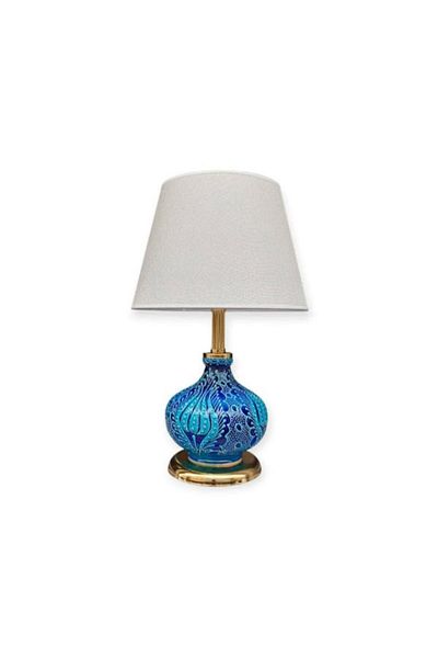 DEDE Patara Golden Coated Blue Tile Cream Hat