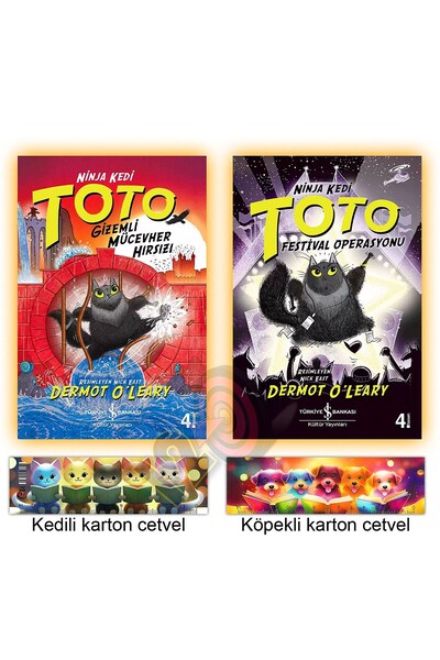 TÜRKİYE İŞ BANKASI KÜLTÜR YAYINLARI Ninja Kedi Toto Festival Operasyonu Gizem...