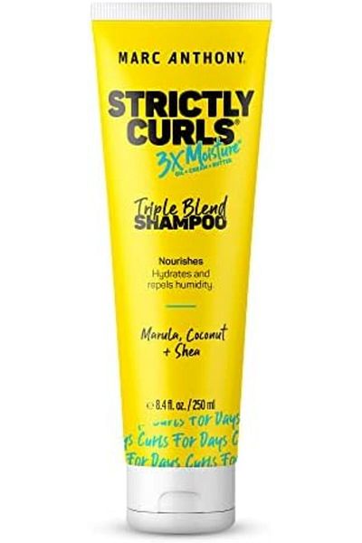 MARC ANTHONY Marc Anthony Strictly Curls 3x Moisture Shampoo - Shea Butter, Marula Oil, Aloe Vera, Coconut Cream