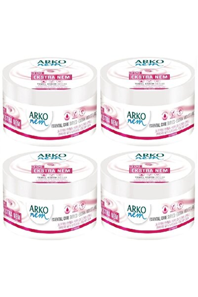 ARKO Temel Bakım Kremi 250 ml Extra Nem x 4 Adet