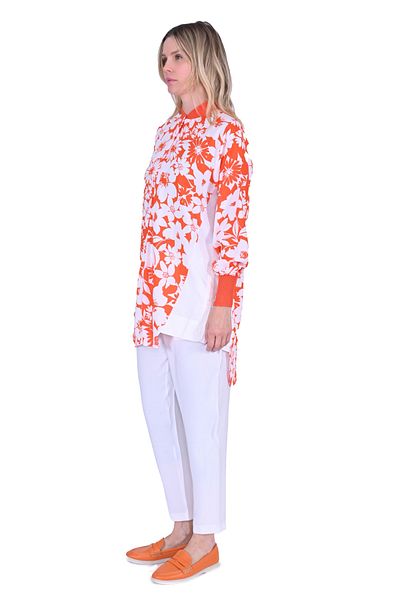 Invee INVEE 6674 - Floral Patterned Shirt