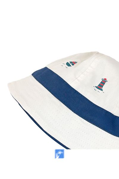 Kardelen Butik Denizli 100% Cotton Fisherman Hat (0-18 Months) (44-46 cm)