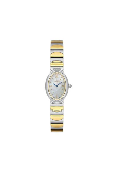 Essence D1235.220 Small Oval Cut Stainless Steel Women Wrist Watch