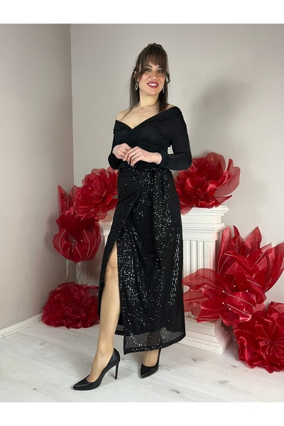 Sisters By Beyaz İnci Payet İşlemeli, Anvelob Etek